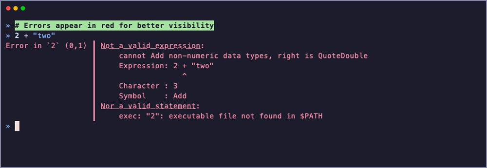 video demonstrating smarter error messages